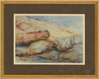 Juliet Keyte - Signed & Framed Contemporary Watercolour, Swift's Hill Quarry