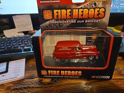 Corgi Fire Heroes Showcse 1953 Pontiac Van Newark F.D. - Image 1 of 3