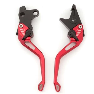 FXCNC Red 3D Rhombus Brake Clutch Lever For 1090 Adventure/R Adventure 1050 - Picture 1 of 12