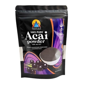 ORGANIC FREEZE DRY 100% PURE ACAI POWDER FROM AMAZONAS 4 OZ,BEST ANTIOXIDANT - Picture 1 of 4