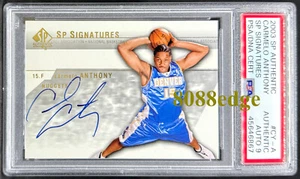 2003-04 SP FIRMA AUTÉNTICA RC AUTO: CARMELO ANTHONY - NOVATO PSA AUTÓGRAFO 9 - Imagen 1 de 2