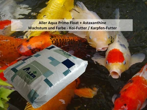 AllerPrimo Float+ Koi-superfood Wachstum+Farbe(Astaxanthin) 1 kg Muster - Bild 1 von 3