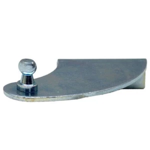 Attwood Boat Gas Spring Bracket SL48P3-1 | Curved Zinc 10mm - Foto 1 di 4
