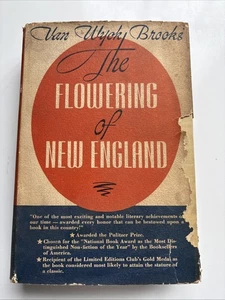 The Flowering of New England 1815-1865 Van Wyck Brooks 1940 Edition - Bild 1 von 7