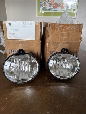 NEW  DODGE CHRYSLER RIGHT & LEFT FOG LAMP MOPAR HELLA 05288078 1009 2003 USA - Image 1 of 4
