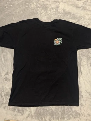 Camiseta Vans Negra Cuello Redondo Para Hombre Talla L Zonificada Logo Manga Corta 100% Algodón Foto 1 de 4