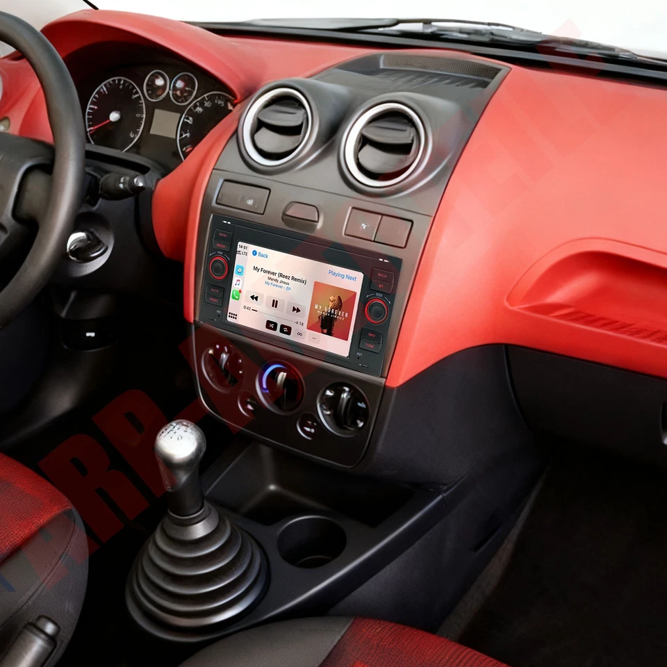 64G Für Ford Fiesta 2005-2008 Android 15 Apple Carplay Autoradio GPS Navi WIFI - Bild 1 von 4