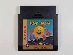 Pac-Man Tengen (Nintendo NES 1990) solo cartucho, probado, auténtico, casi nuevo - Imagen 1 de 3