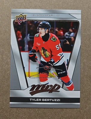 Tyler Bertuzzi - Chicago Blackhawks - 2025-26 UD MVP Hockey - Silver Script - 79 - Image 1 of 2