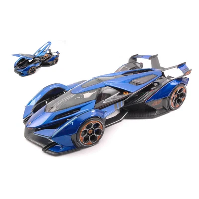 LAMBORGHINI V12 VISION GRAN TURISMO 2021 BLUE 1:18 Maisto Auto Stradali Modellin - Immagine 1 di 3