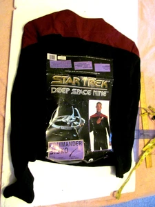 Rubies Star Trek mens Large Commander Sisko Deep Space 9 Costume Shirt ONLY - Picture 1 of 3