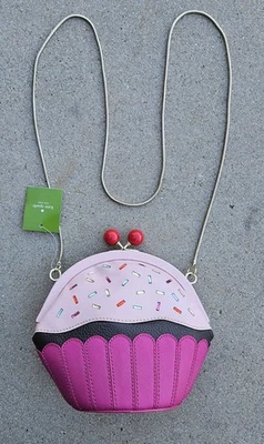 KATE SPADE NEW YORK TAKE THE CAKE CUPCAKE CROSSBODY HAND BAG - BRAND NEW - Image 1 of 4