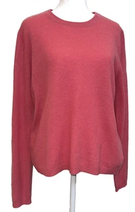 Ellen Tracy 100% Kaschmir Blütenblatt Rosa Rundhals Pullover Gr. M GRUNGE! - Bild 1 von 8
