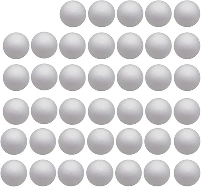Paquete de 40 bolas de espuma artesanal de 3 pulgadas de diámetro, bola de espuma para manualidades hágalo usted mismo Foto 1 de 4