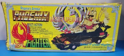 Phoenix Fighter Battery Operated Car Vintage Bootleg Armour New in Open Box RARE - Image 1 of 4
