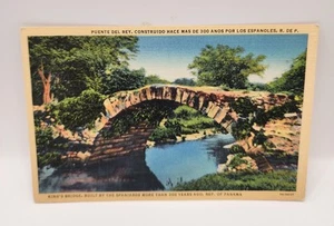 Unposted Postcard. King's Bridge. Republic Of Panama Spaniards. - Picture 1 of 2