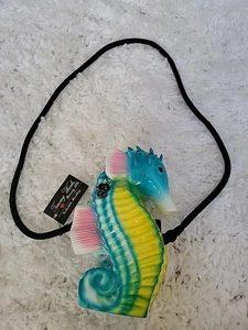 TIMMY WOODS Limited Edition Signed 12/100 Seahorse Purse Bag NWT Rare - Picture 1 of 13