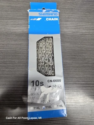 Shimano CN-6600 Chain 10 Speed 116 Links Dura Ace Ultegra 105 - image 1 of 2