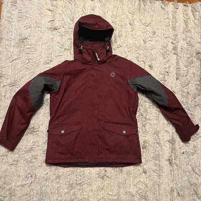 Chaqueta de esquí snowboard Sessions Terrain Series Divine Crosshatch para hombre XS  Foto 1 de 4