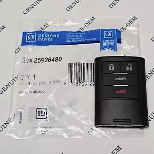 2008-2013 Chevrolet Corvette Driver 2 Keyless Remote Entry Key Fob 25926480 OEM - Picture 1 of 3