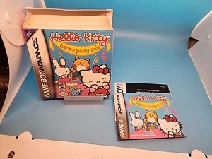 Hello Kitty: Happy Party Pals (Nintendo GBA, 2005) Box und Handbuch kein Spiel schön! - Bild 1 von 4
