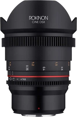 Rokinon 14mm T3.1 DSX Ultra Wide-Angle Cine Lens Weather Sealed MFT (DSX14-MFT) - Image 1 of 4