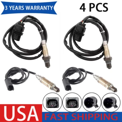 4pcs Upper+Lower Oxygen Sensor For Bmw M5 M6 5.0L V10 2006 2007 2008 2009 2010 - Image 1 of 4