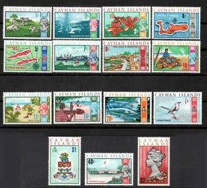 SG273-SG287 Sn:#262-276 1970 CAYMAN ISLANDS  Local scenes-Decimal currency MNH - Picture 1 of 2