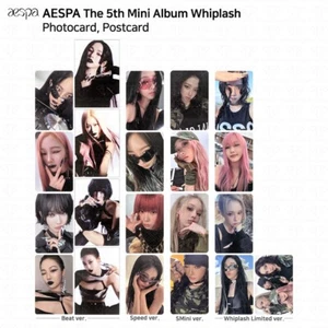Aespa 5th Mini Album Whiplash Official Photocard Beat Speed Smini Limited ver - Picture 1 of 70