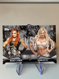 2016 Topps WWE Divas Revolution Rivalries Becky Lynch vs. Charlotte - Picture 1 of 1