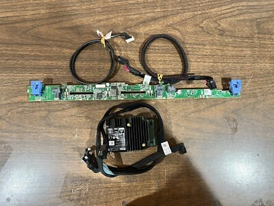 Dell R640 2.5'' 8-BAY Backplane w/Raid Card/Cables 07H4CN 0CVPR7 054R6Y 0HWFNR - Image 1 of 4