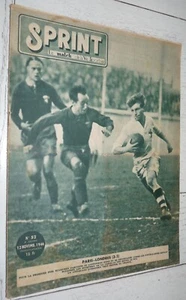 SPRINT #52 12-11 1946 FOOTBALL LILLE LOSC BORDEAUX RUGBY BOXE CERDAN LYON XIII - Imagen 1 de 9