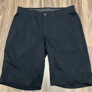 Under Armour Herren Gr. 32 vorne flach Shorts 11" Kopfbedeckung schwarz Shorts - Bild 1 von 8