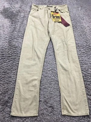 Jeans Plugg Hombres 29x30 Trigo Pesado Vintage Lavado Delgado Recto Denim Chino Nuevo con Etiquetas Foto 1 de 4