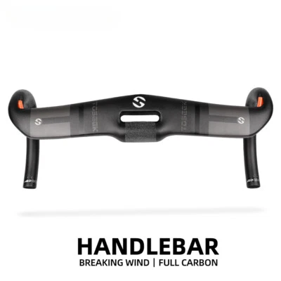 400/420/440mm Road Bike Full Carbon Handlebar Bent Bar 40/42/44 Cm Internal Rout - Image 1 of 4