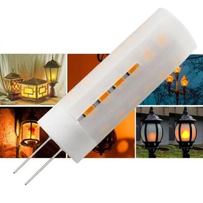 G4 Flicker Flame Light DC12V-24V LED Burning Light Effect LampFire Bulb -uk- - Image 1 of 4