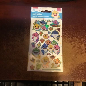 PEGATINAS RECUPERABLES PARA NIÑOS BEBÉ TIBURÓN CUMPLEAÑOS NAVIDAD NIÑOS JUEGOS - Imagen 1 de 1