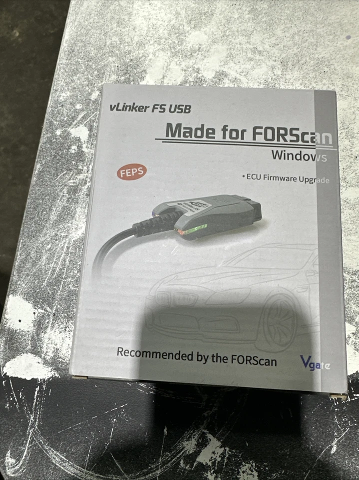 Adaptador USB escáner Vgate vLinker FS OBD2 apto para interruptor automático FORScan HS/MS-CAN Foto 1 de 1