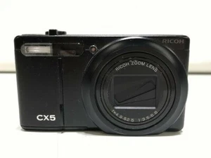 Cámara digital compacta Ricoh CX5 10 MP negra de JAPÓN - Imagen 1 de 6