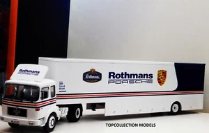MAN BUSSING ROTHMANS PORSCHE RACING TRANSPORTER IXO TTR022 1/43 - Foto 1 di 1