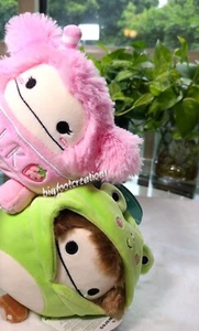 Super Cute 5" Milkshake BRINA and Frog Costume BENNY Bigfoot Squishmallows NWT - Picture 1 of 11