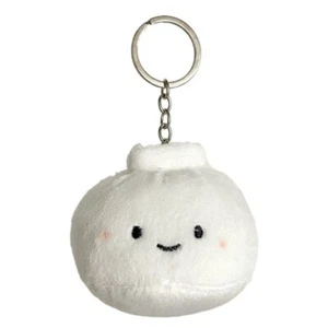 Creative Steamed Bun Plush Keychain Smiling Face Happy Pendant Keyring - Picture 1 of 8
