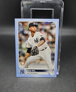 2022 Topps Luis Gil /50 Father's Day Powder Blue Yankees Rookie RC SP Parallel - Picture 1 of 2
