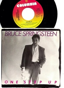 CANADA NM ROCK 1988 PICT SLEEVE 45 RPM BRUCE SPRINGSTEEN : ONE STEP UP + ROULETT - Picture 1 of 1