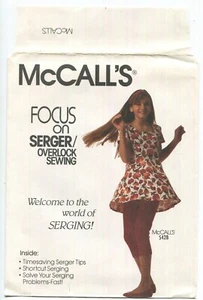McCall's FOCUS ON SERGER/OVERLOCK SEWING Instruction Sheets - Picture 1 of 3
