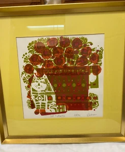 David Weidman Signed and Numbered Framed Silkscreen - Picture 1 of 12