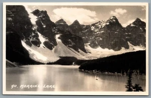 Postcard RPPC c1940s Banff Alberta Moraine Lake Byron Harmon Real Photo Postcard - Bild 1 von 2