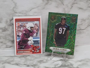 2025 RC Shemar Stewart Donruss Elite Green Disco & Score Cincinnati Bengals - Picture 1 of 2