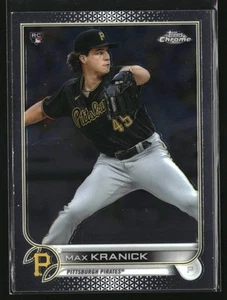 2022 Topps Chrome Max Kranick Rookie #144 RC Pittsburgh Pirates - Picture 1 of 2