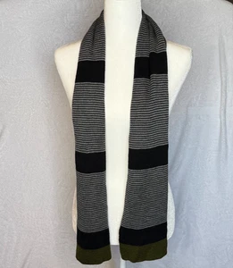 ECHO Men's/ Unisex Striped Wool Blend Striped Scarf Winter, Comfy, Casual - Picture 1 of 10